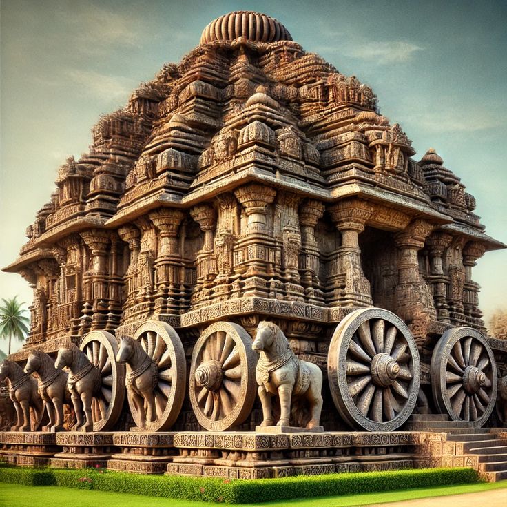 famous places to visit in India-chariot of the sun god